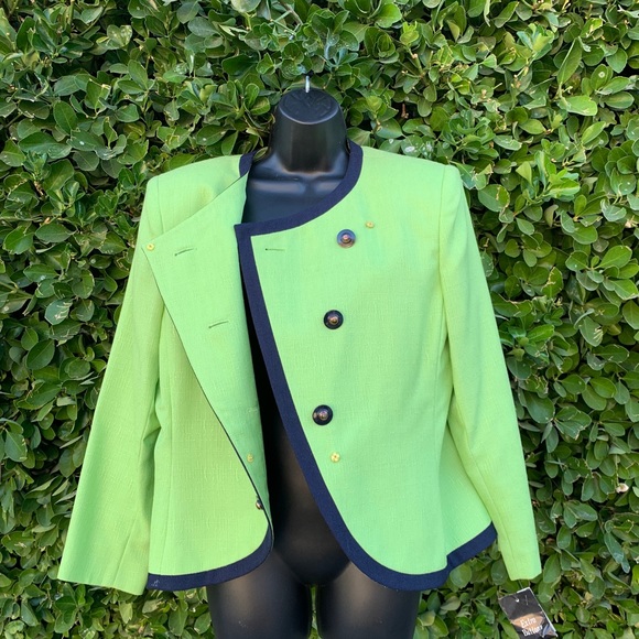 ⚡️SOLD⚡️Vintage Kasper 80s neon blazer jacket - Picture 7 of 16